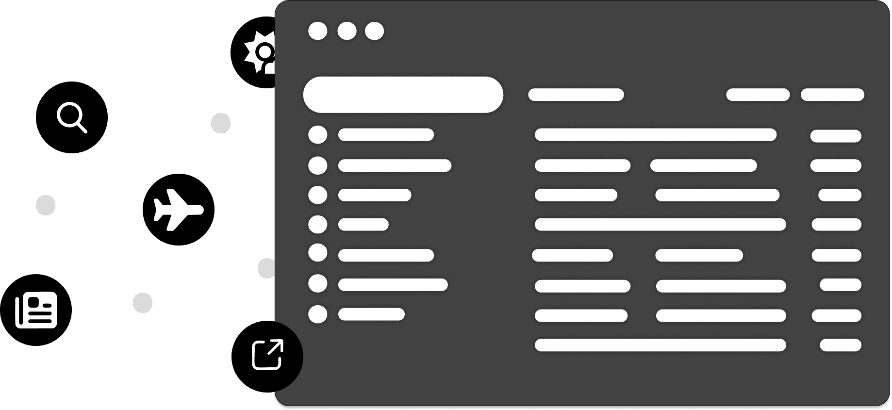 App sidebar preview